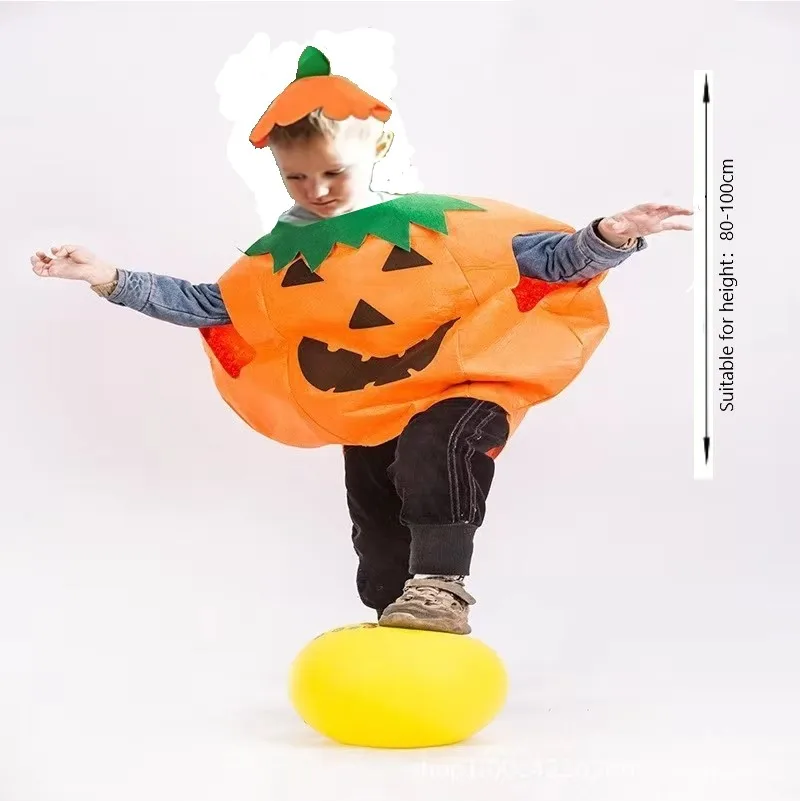 Ghost Pumpkin Costume with Hat and Purse, Witch Costume or Bag of Precious Candy, for Kids and Adults