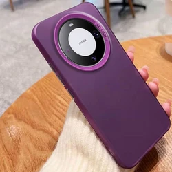 Cubierta de teléfono mate metálico de lujo Aurora para Huawei Mate 60 y Mate 60 Pro