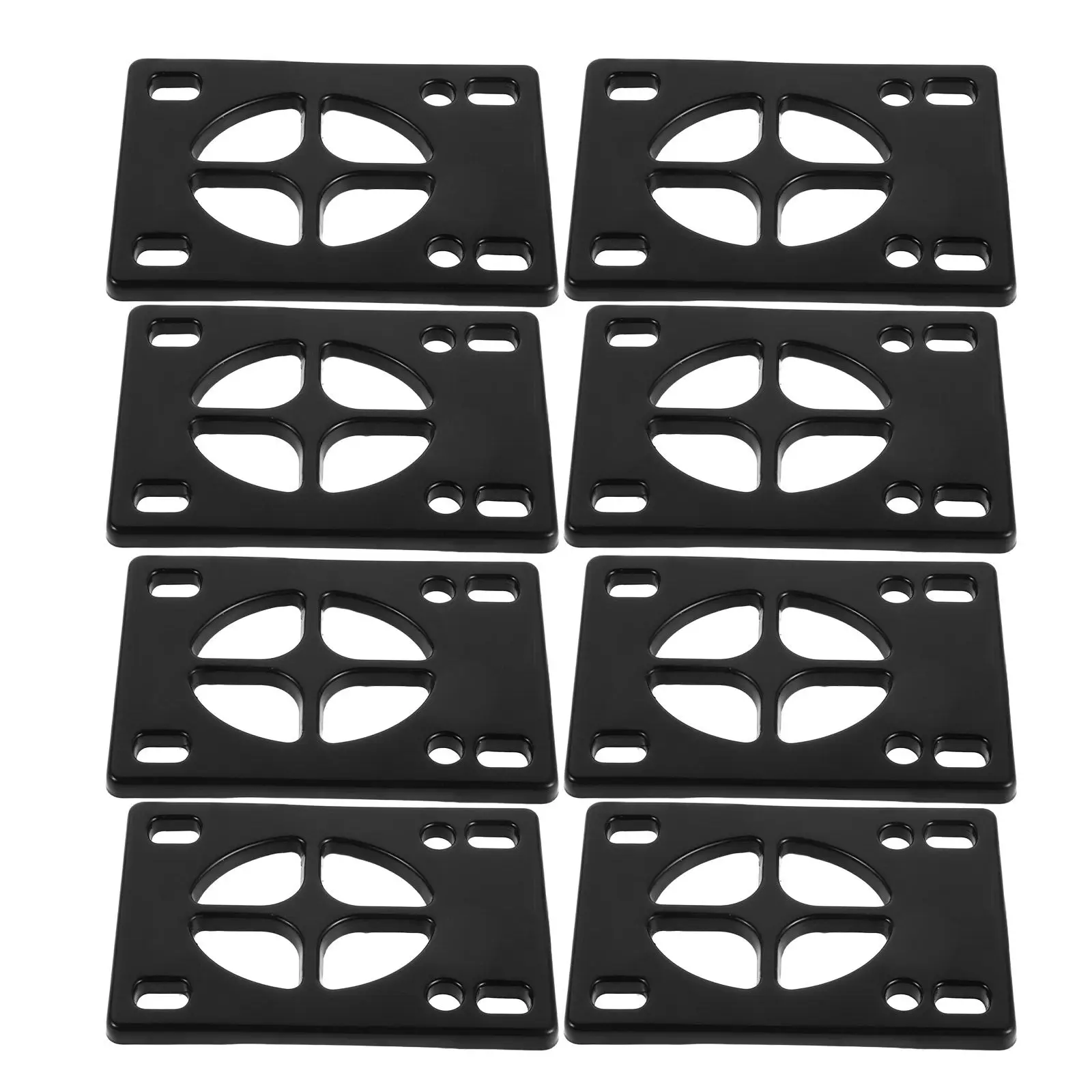 8Pcs 스케이트 보드 충격 패드 범용 진동 흡수기 탄성 라이저 패드 충격 흡수 스케이트 보드 데크 보호