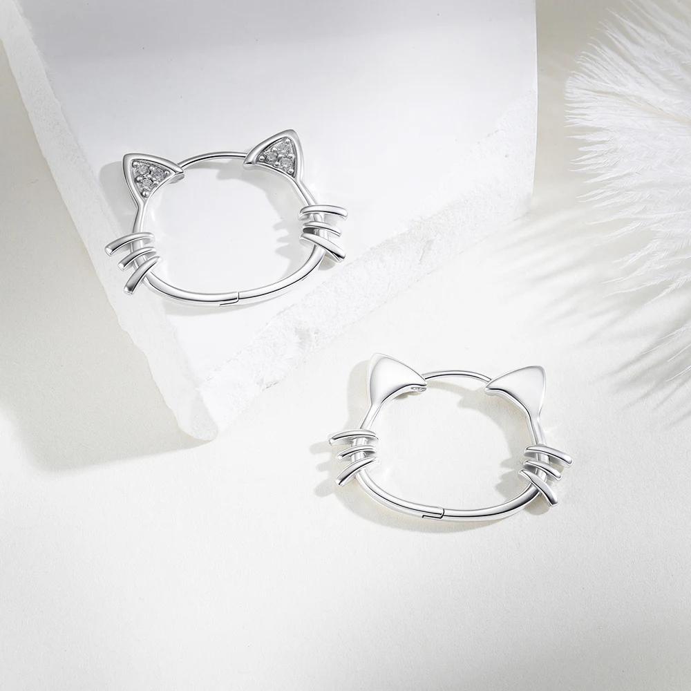 Cat Stud Earrings