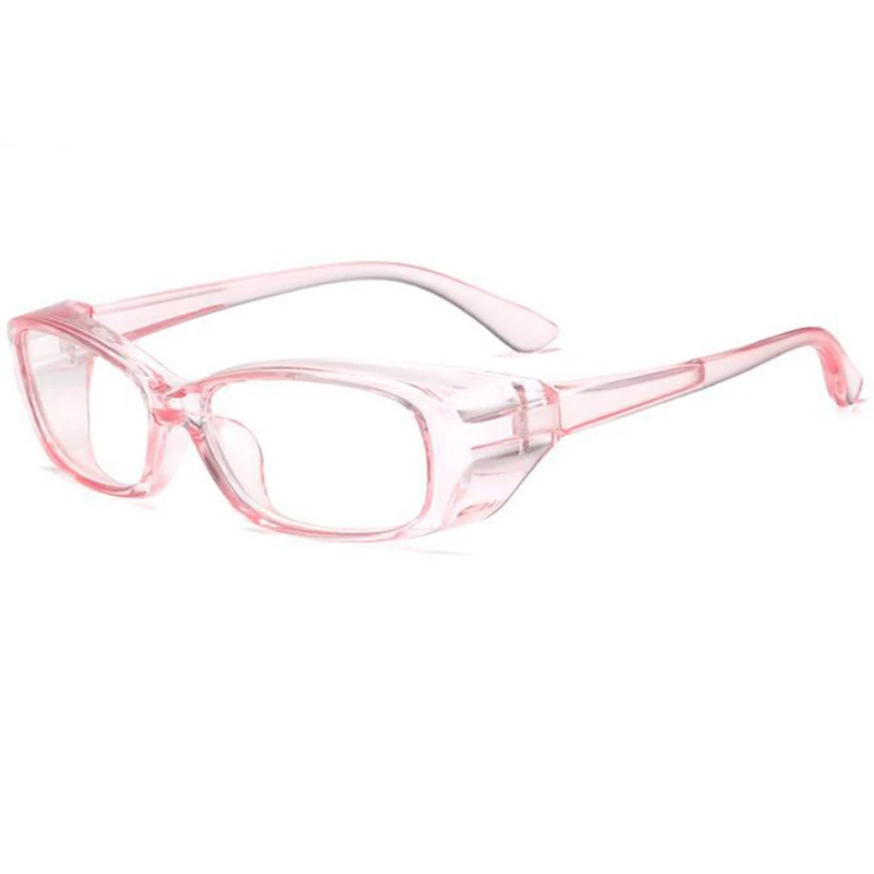 Women Side Shields Cute Safety Goggles Optical Prescription Myopia Glasses -0.5 -1.0 To -6.0 , Square reading +0.5 +1.0 To +6.0 2