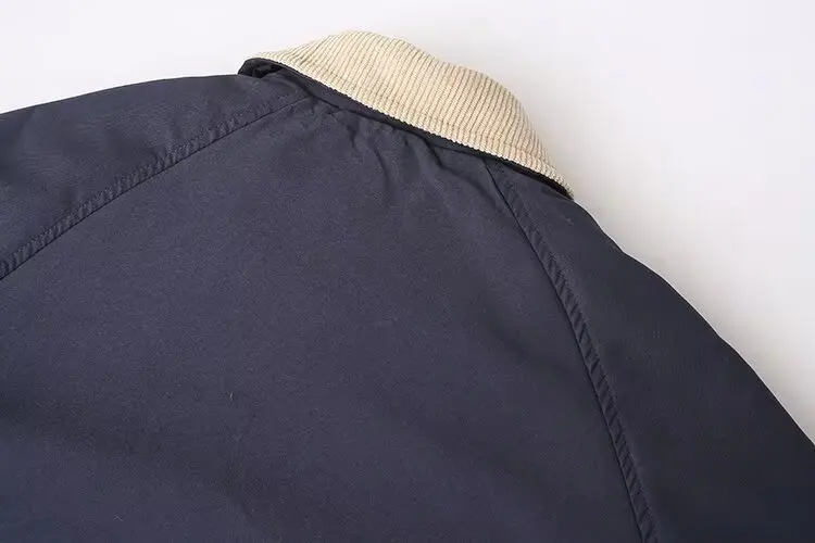 Women's Jacket Coat inszartrafs Outwear Vintage Long Sleeve Jaqueta De Couro Patchwork 2024 With Pocket Japanese Cargo Jacket