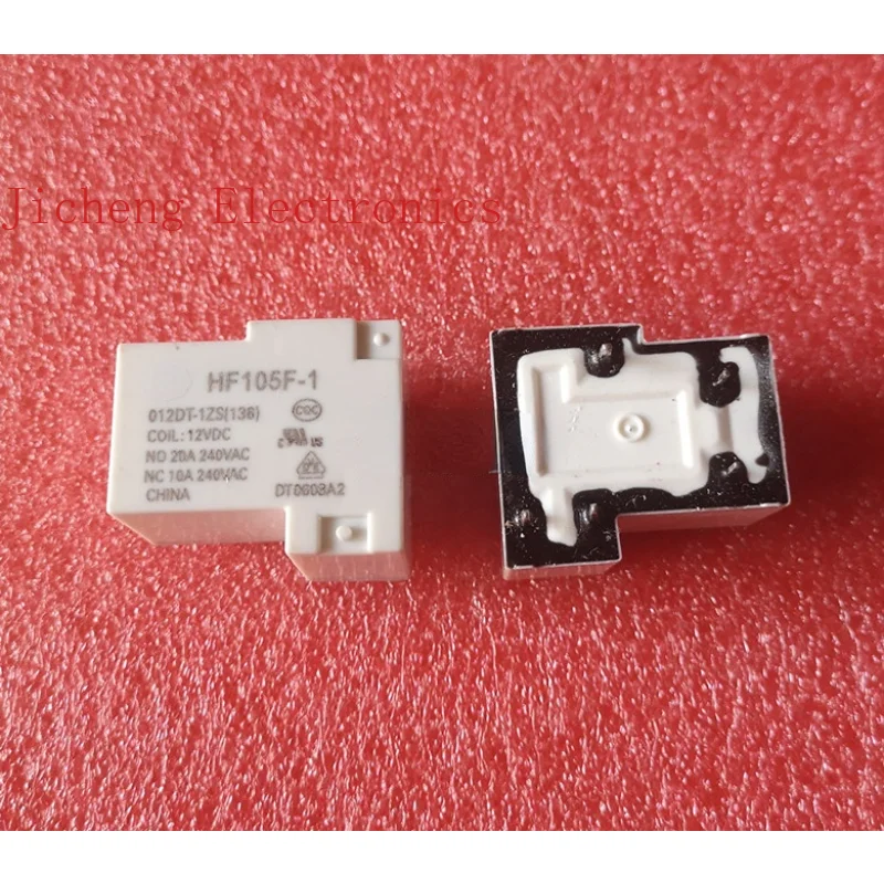 Relais HF105F-1-012DT-1HSTF 12VDC 30A 4 Broches - Pièce électrique Pour Automobile, Commande, Contrôle | 1 Pièce