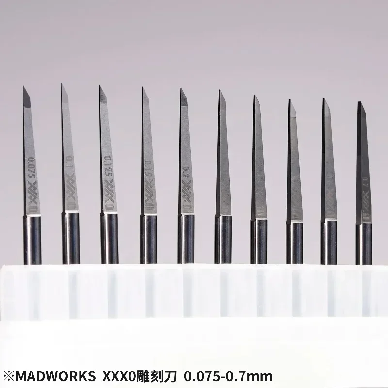 MADWORKS 군용 모형 공예 도구 - MR.PRO XXX0 0.075-1.8mm 텅스텐강 조각칼 (1개)