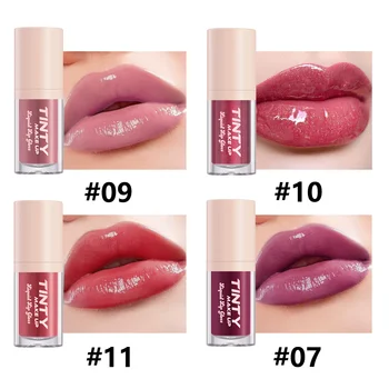 Water Light Lip Gloss Moisturizer Transparent Jelly Mirror Fruit Crystal Lip Oil Clear Hydrating Plumping Korean Lip Care Makeup