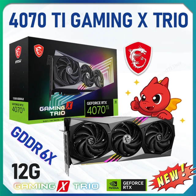 MSI GeForce RTX™ 4070 Ti GAMING X TRIO 12G