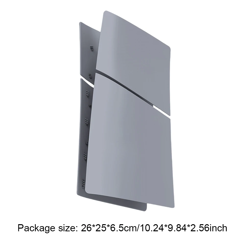 Limited Edition Grey Custom Replacement Faceplates For PS5 Slim Console Dustproof Protective Shell Case Anti-Scratch Face Plate