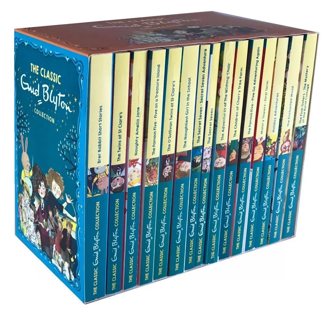 15 Books The Classic Enid Blyton Collection Reading Book Young Adult Novel  English Story Children'S Literature For Age 6 12| | - AliExpress