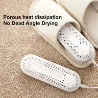 Séchoir à chaussures électrique portable, séchage rapide, avec fonction de chauffage, minuterie, télescopique, lumière violette, compact pour la maison, chaussures et chaussettes 4