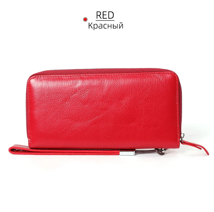 Echtes leder frauen brieftasche handgelenk brieftaschen mit kreditkarten halter mode weibliche kupplung handy tasche geld tasche WS-22 – Detail 6