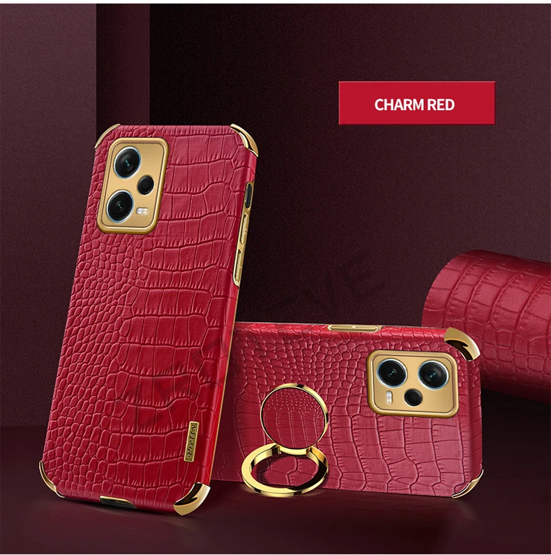 PocoX5 Fall Zroteve Überzug Silikon Krokodil Leder Abdeckung Für Xiaomi Poco X5 X4 Pro X3 NFC Xiomi Pocophone F3 F4 GT_voghion.com