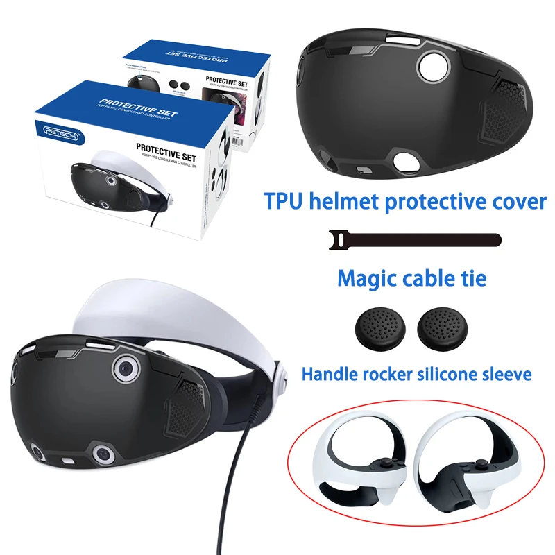 Gp-520 Per Psvr2 Tpu Copertura Protettiva All-Inclusive Per Occhiali Psvr2 Guscio Protettivo Con Impugnatura Impugnature Protettive