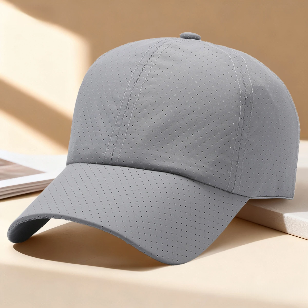 Men's Quick-Drying Outdoor Cap for Large Head Circumference, Women's Face-Slimming Baseball Cap, Large Head and Face Sun Protection Hiking Cap