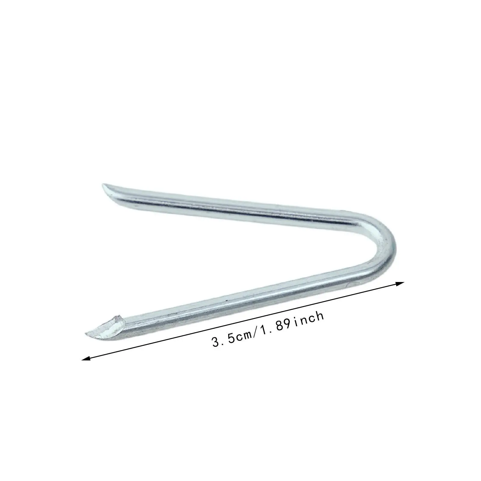 Wire Fencing Staples Quick Installation Galvanized Steel for Wood Posts Lawn