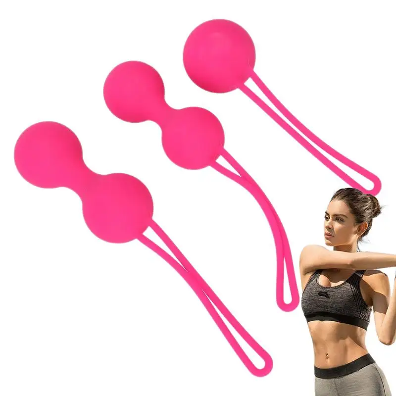 Muscle trainer Balls for Women Set of 3 Doctor Recommended Exerciser for Pelvic Floor Strengthening Tightening Muscle Exercise