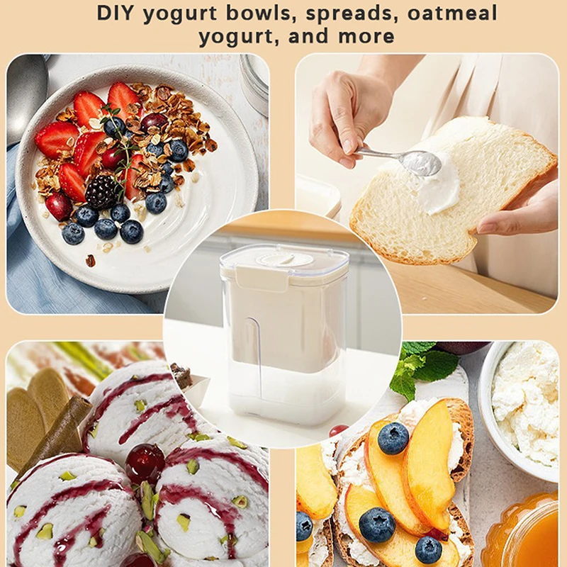 Household Yogurt Filter Cheese Whey Separator Homemade Yogurt Soymilk Large Capacity Usage Food Water Drain Strainer Separator