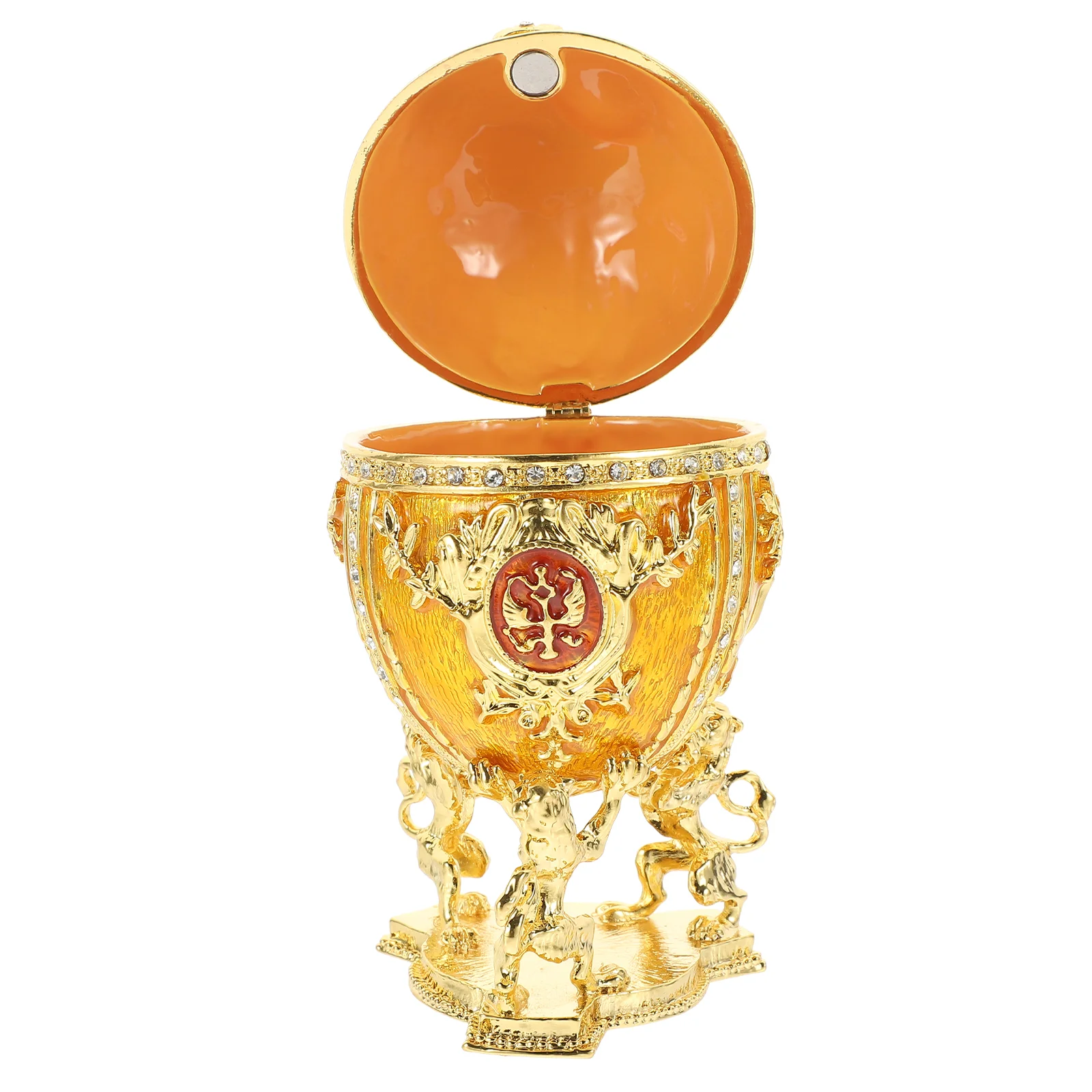 

Dining Room Table Decor Light House Decorations For Box Enameled Egg Trinket Faberge Easter Eggs Day Boxes Gift Storage Jewelry