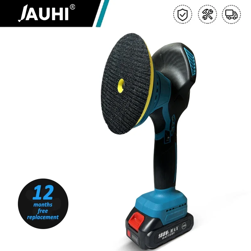 

JAUHI Cordless Car Polisher Electric Polisher Wireless Automobile Car Polishing Sealing Glaze Machine For Makita 18v Battery