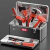 Large Hard Case Tools Box Stainless Storage Organizer Boxes Multifunctional Waterproof Suitcase Home Tool Box for Car Mechanic 2