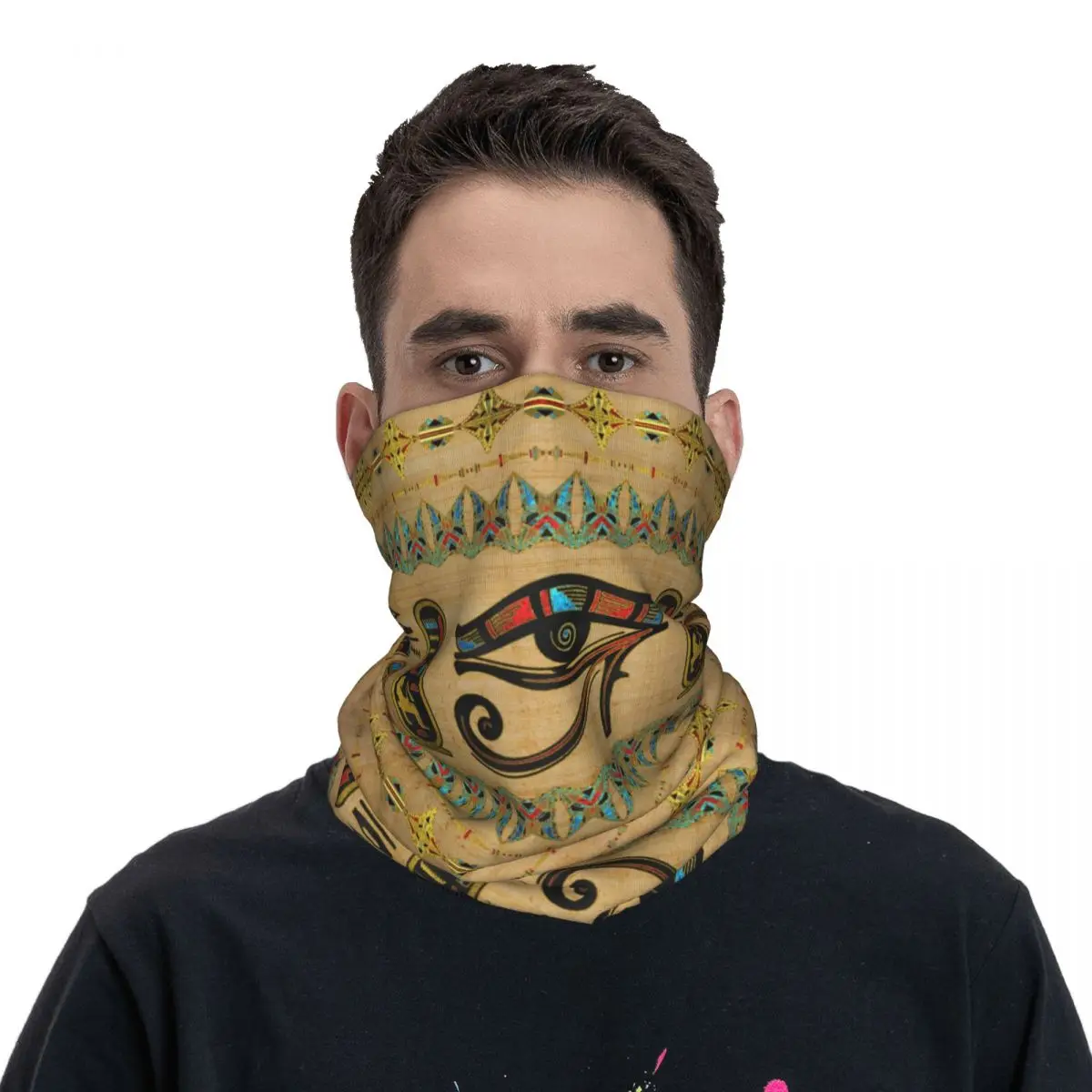 

Балаклава для занятий спортом на открытом воздухе, маска для глаз из египетского катания на велосипеде, дышащие маски для лица в древней мифологии, веселые дорожные пылезащитные шарфы для бега