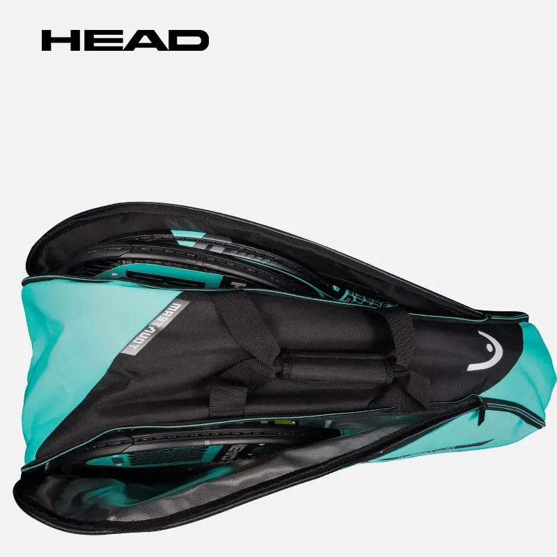 HEAD TOUR-mochila de tenis de la serie TEAM 3R Pro 6R 9R, bolso de hombro doble Super Combi, paquete de raqueta deportiva, bolsa de zapatos de corte