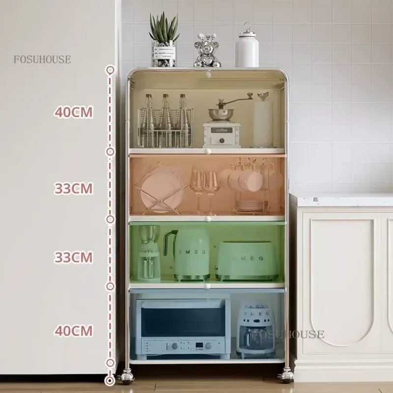 Nordic Kitchen Cabinets Cabinets Multi-functional Sideboards Floor-standing Multi-layer Household Luxury Storage Sideboards K