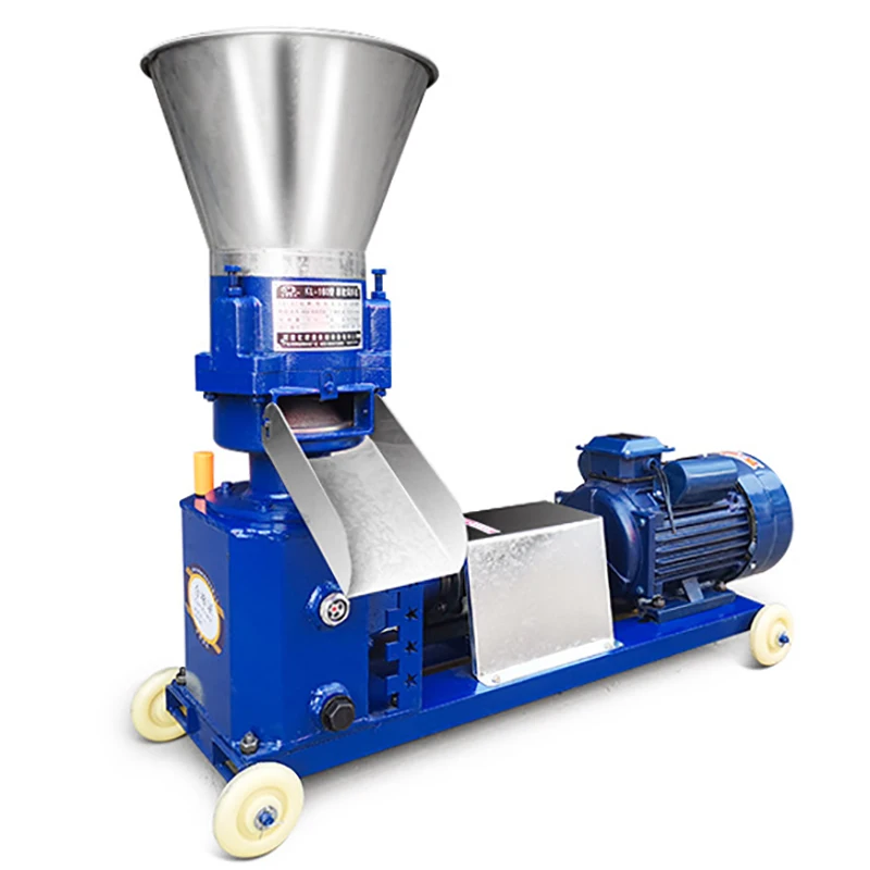 

220V/380V Small Feed Pellet Machine Household Chickens Ducks Geese Cows Sheep Fish Pigs Large-Scale Breeding Farm Pelletizer