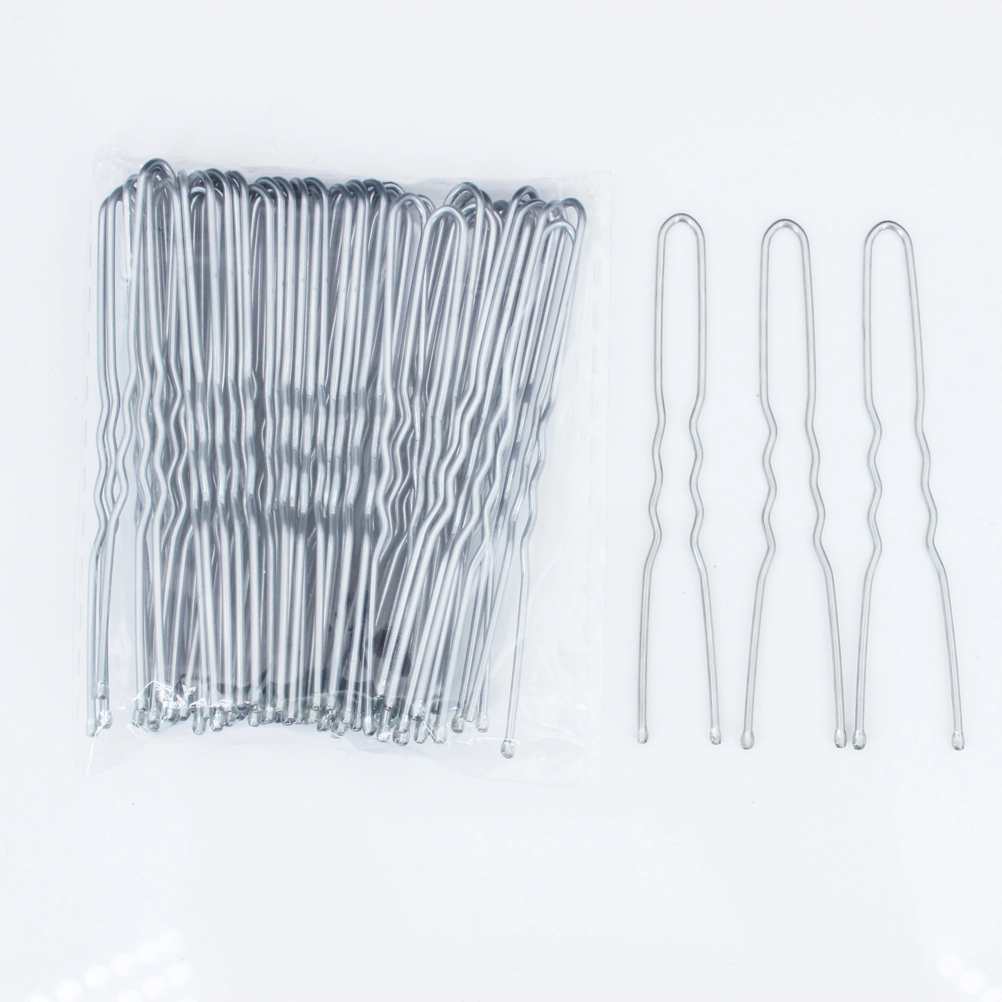 50pcs Silver U 6cm