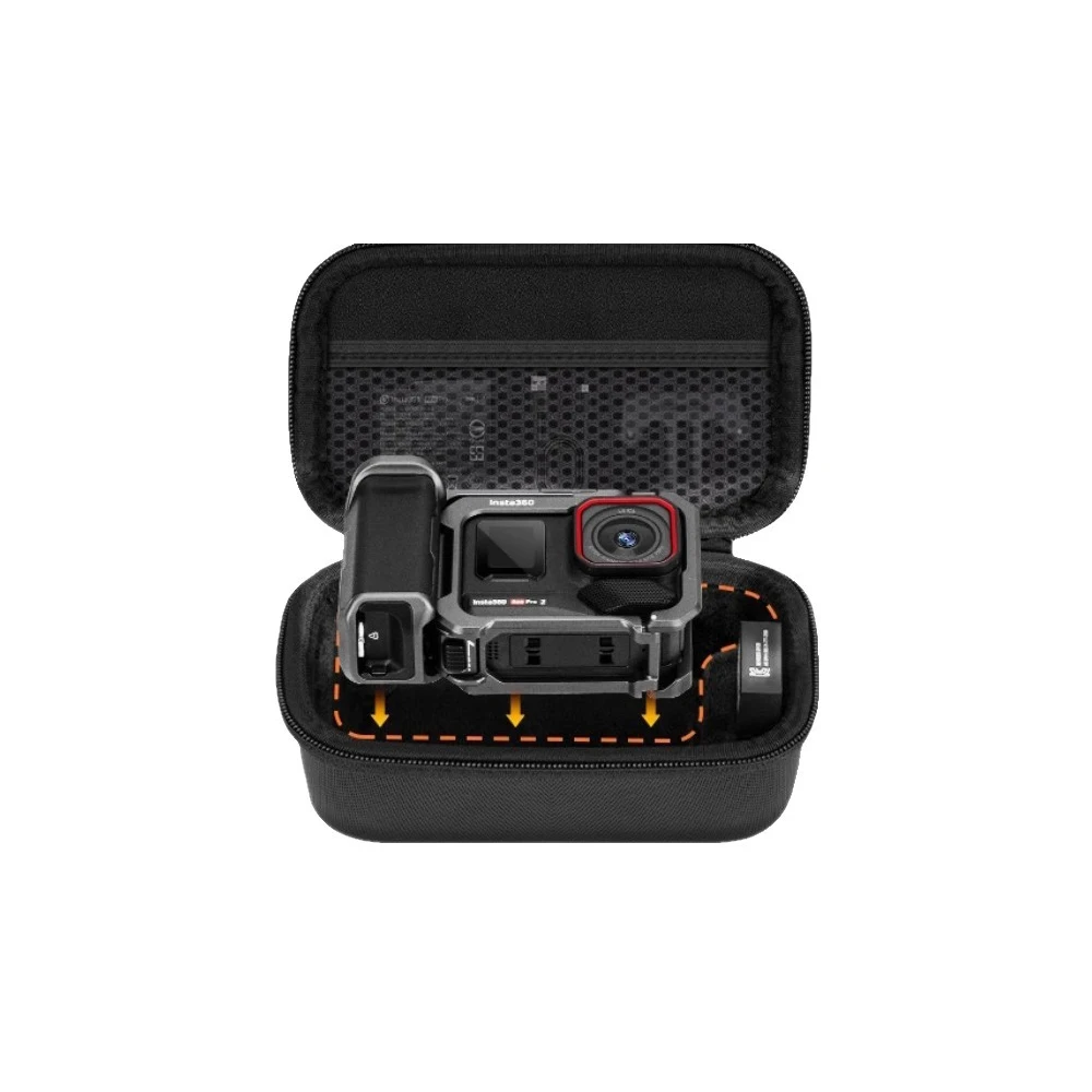 LiLiTok Custodia Rigida EVA Per Insta360 Ace Pro/Ace - Mini Case Da Viaggio Nero