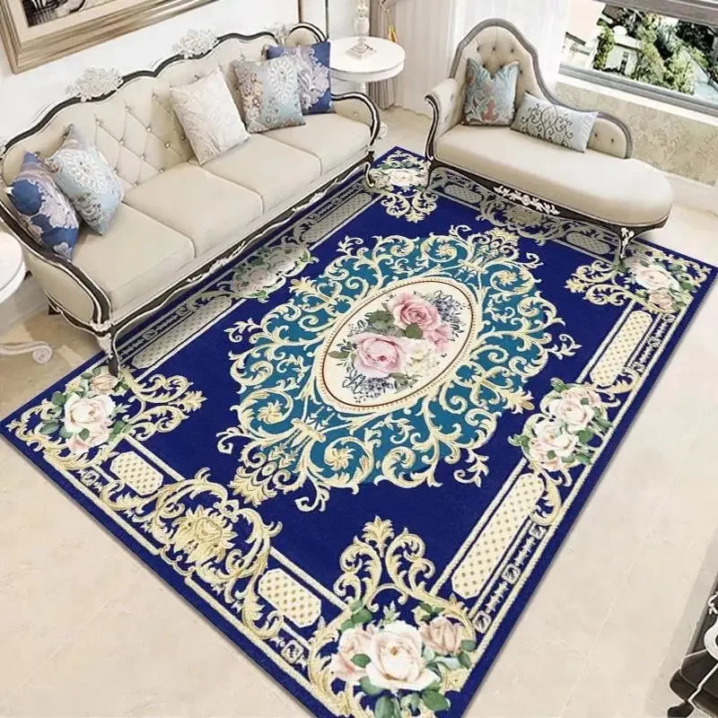 

European Style large size Household Carpets for Living Room Decorative Rug Carpets for Bed Room Washable Non-slip Floor Mat