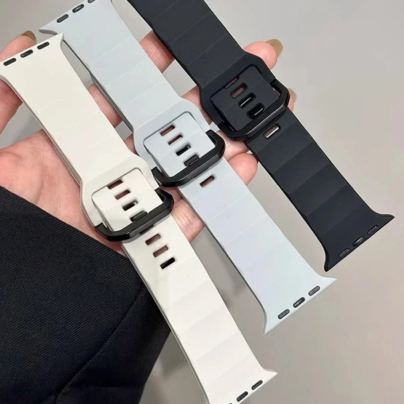 Sport Silicone Strap for Smartwatch - 49mm Flexible Watchband Bracelet
