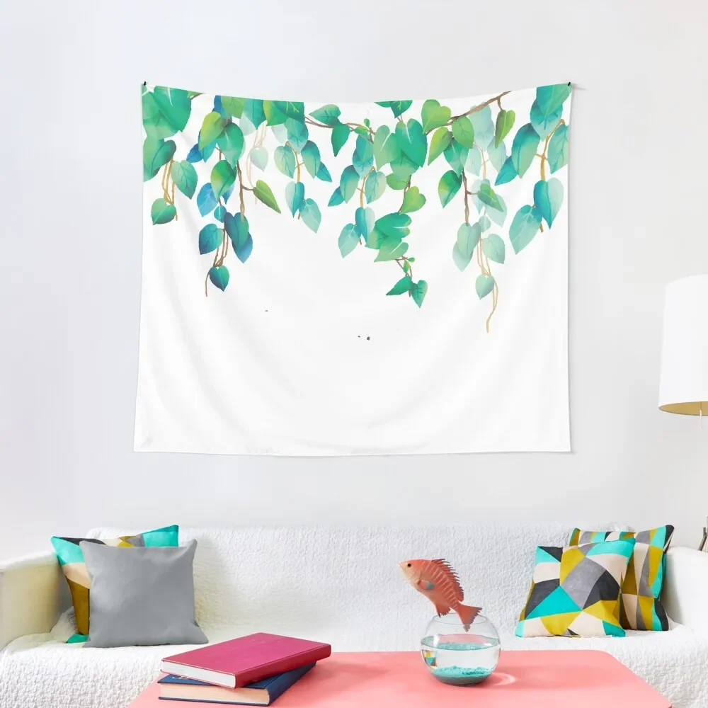 

Vines Hanging Leaves Tapestry Room Decor Aesthetic Bathroom Decor Wallpaper Wall Hanging Decor Tapestry