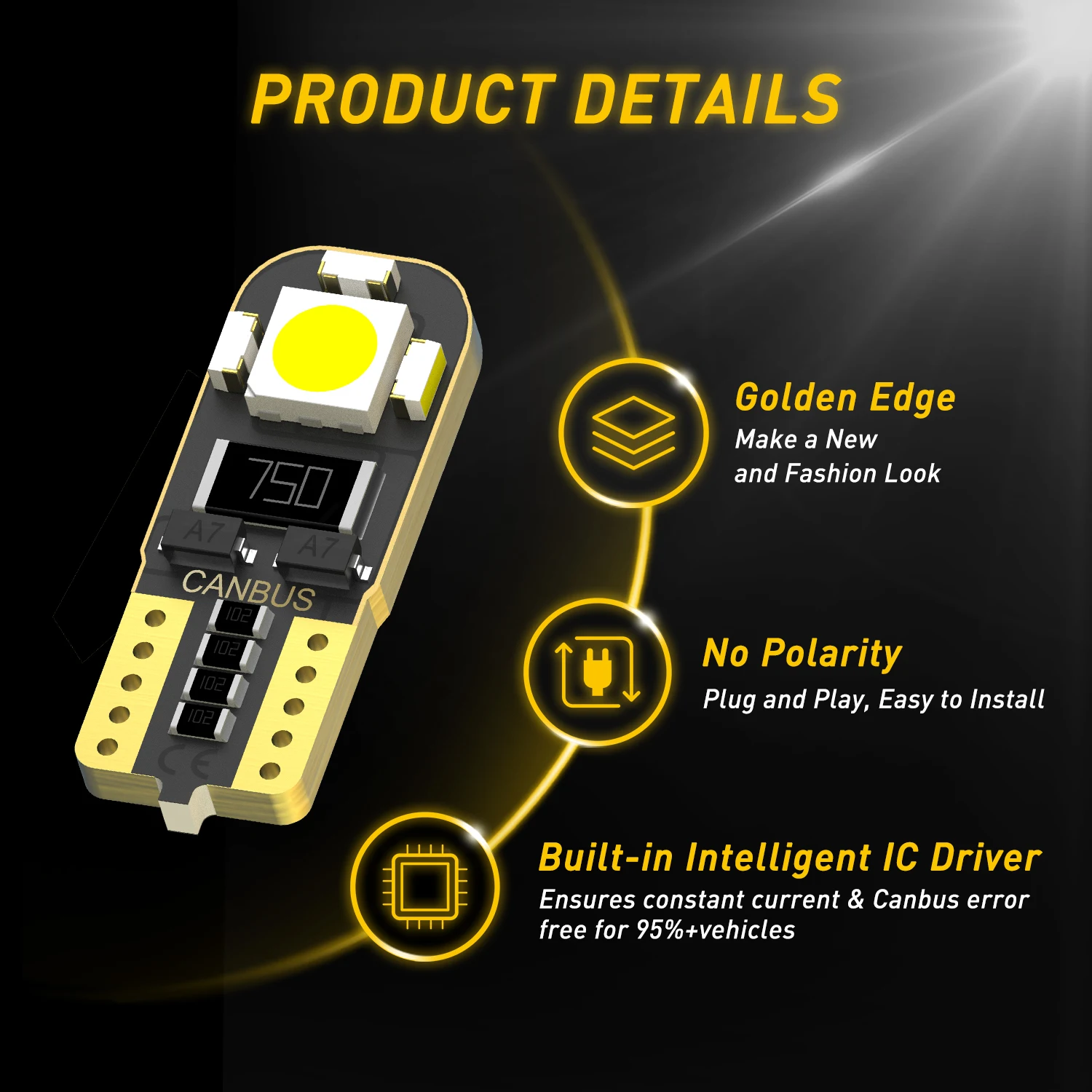 10x Led ڵ  T10 W5W Led  ׸   Ʈ, ڵ    12V  Ʈ ֻ bmw ̴   Ǫ