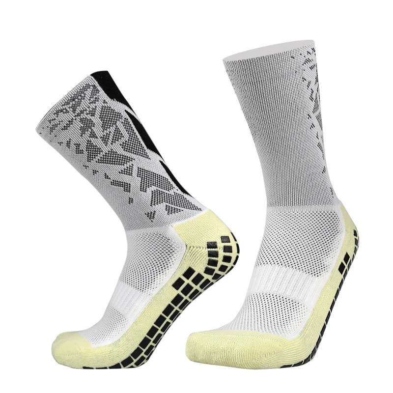 Silicone Anti Slip Football Takraw Men Women Sport Basketball Grip Soccer Socks_voghion.com