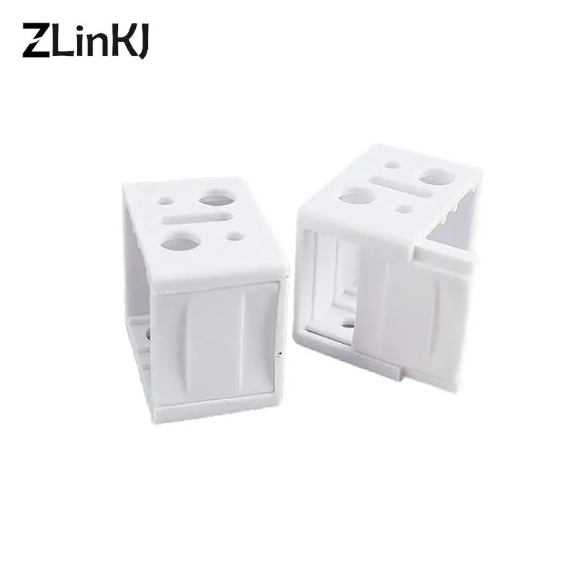 Waziaqoc 4 Staffe Di Montaggio Per Tende A Rullo E Veneziane, Profilo Basso 25,4 Mm, Colore Bianco, In Metallo Resistente, Per Finestre In Casa E Ufficio