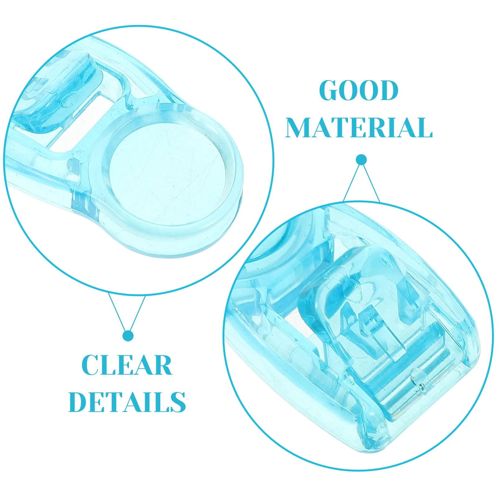 Swimming Goggle Buckle Head Bandana Goggles Adjuster Clip Connector Lock Plastic 6
