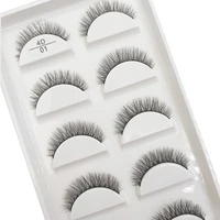 New 5 Pairs Natural Mink False Eyelashes Makeup Short Eyelash Extension Fake Eye Lashes Faux Cils Make Up Beauty Cilios 1