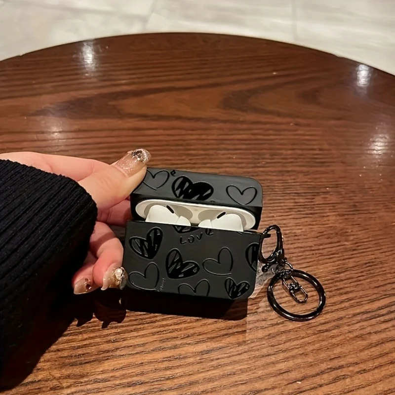 Black TPU Shockproof Case for Airpods Wireless Earphones