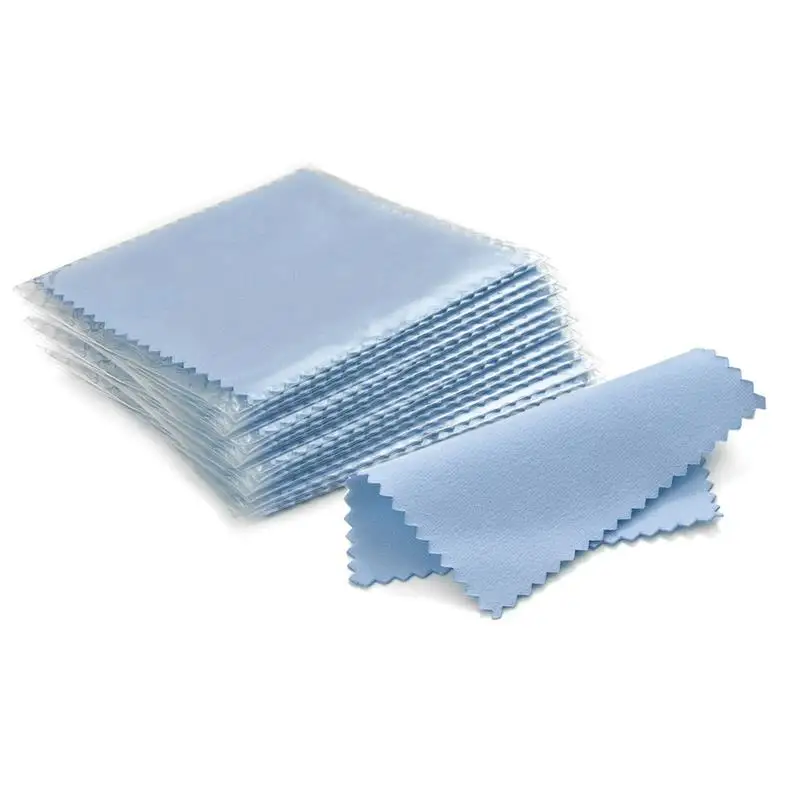 Silverware & Jewelry Polishing Cloth - Soft Cleaning Wipes, 50-Pack