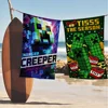 Game M-Minecrafts-s MC Microfiber Blanket Quick Drying Beach Towels Oversized Printing Super Absorbent Pool Towel Blanket 1