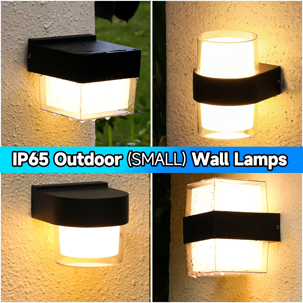 Wall Light Outdoor Porch Light Modern Outdoor Led Wall Light Waterproof IP65 220v 110v 5w 10w for Balcony Porch Lighting