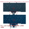 New US Russian Spanish Latin UK Arab Brazil Portuguese Laptop Backlit Keyboard For Dell Latitude 7400 E7400 L3400 5400