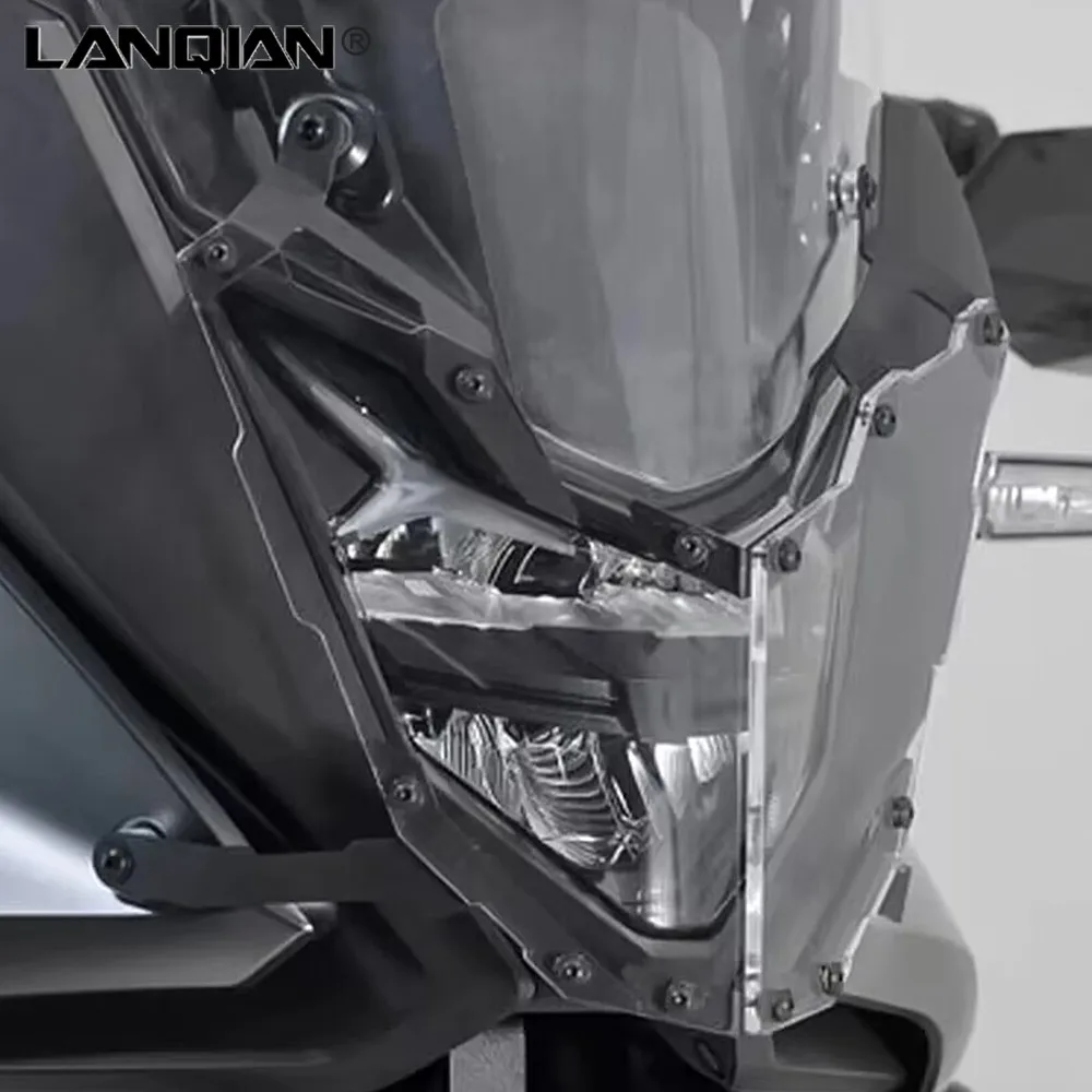 DINGYIG Protezioni Lampade Moto per XL 750 TRANSALP XL750 Transalp 2023-2025 Moto Faro Protezione della Copertura della Protezione Griglia di Protezione