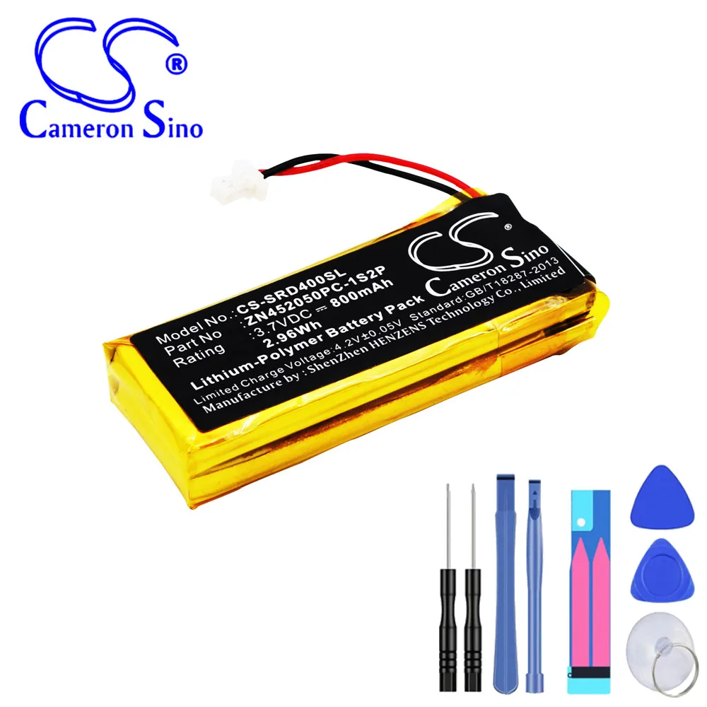 Auricolare Wireless 800Mah / 2.96Wh Batteria Per Mando Bat00002 Bat00004 Ww452050-2P Zn452050Pc-1S2P G4 G9 G9X Scala Rider G9