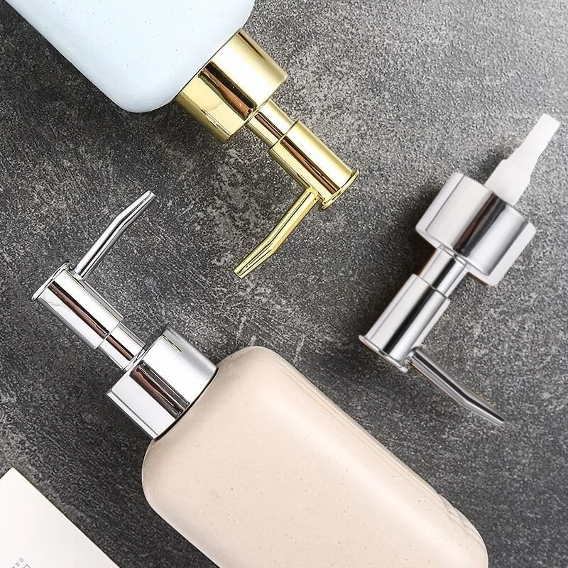 1/2/4Pcs 304 Stainless Steel Hand Liquid Soap Pump Dispenser Head Nozzle for Bathroom Kitchen Foam Soap Shampoo Dispenser Access