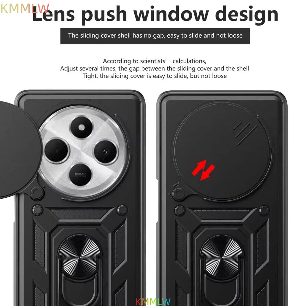 Shockproof Armor Case with Car Holder and Camera Lens Protection