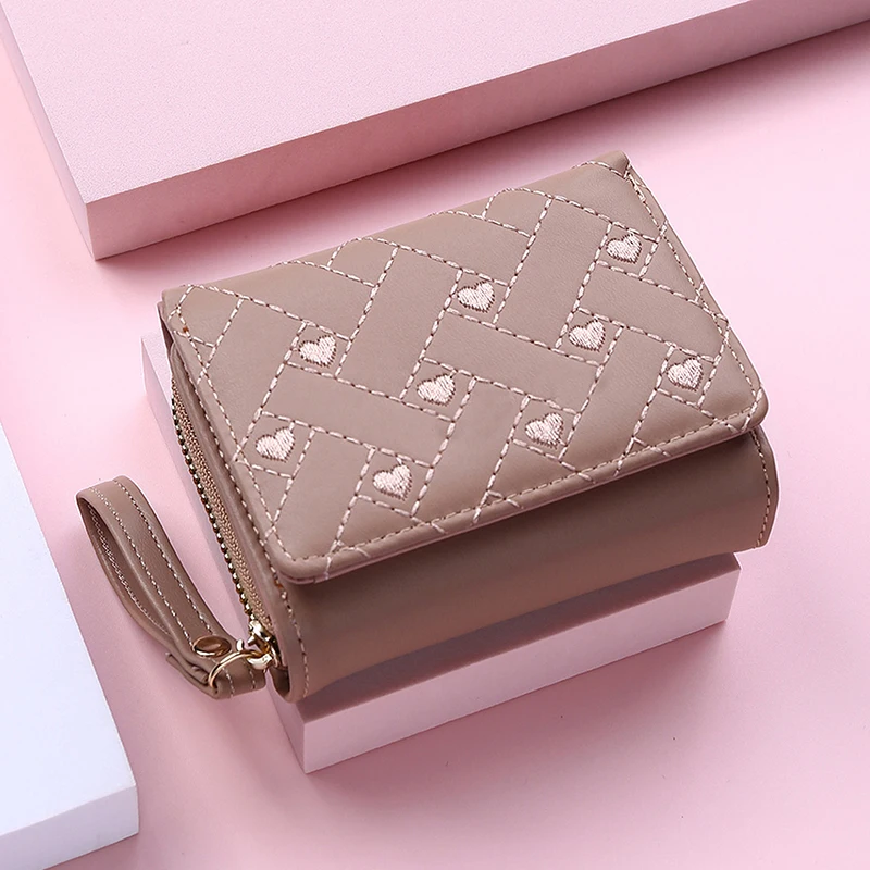 Wallets for Women Kawaii Cute Wallet Luxury Designer Lady Wallet Pink Purse Womens Wallet Small Women Leather Wallet Coin Purse - 3