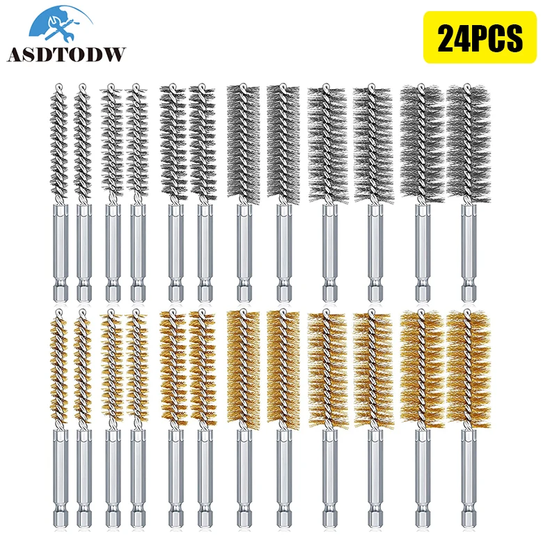 StainlessSteelDrillingBrushTwistedWireStainlessSteelCleaning