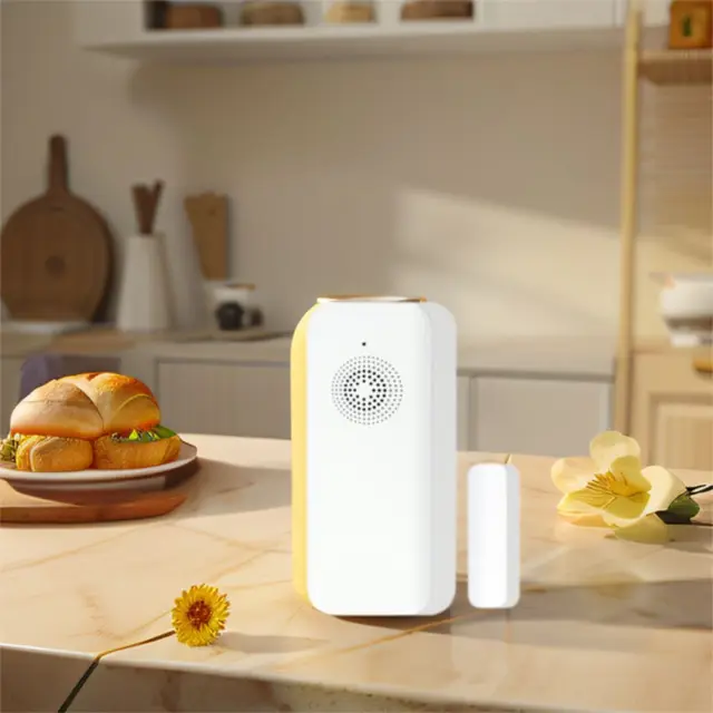 Open Closed Detection Wireless Smart Door Sensor Smart Detector Alarm System Smart Home Security Alarm System Easy Installation 2