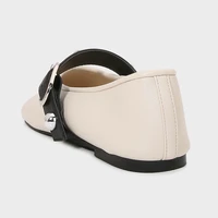 Ballet Flats for Ladies 2025 Spring Rivet Design Buckle Strap Soft Leather Women Footwear Light Comfortable Leisure Female Shoes - Image 4